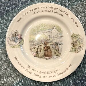 Vintage Wedgwood  by Beatrix Potter plate